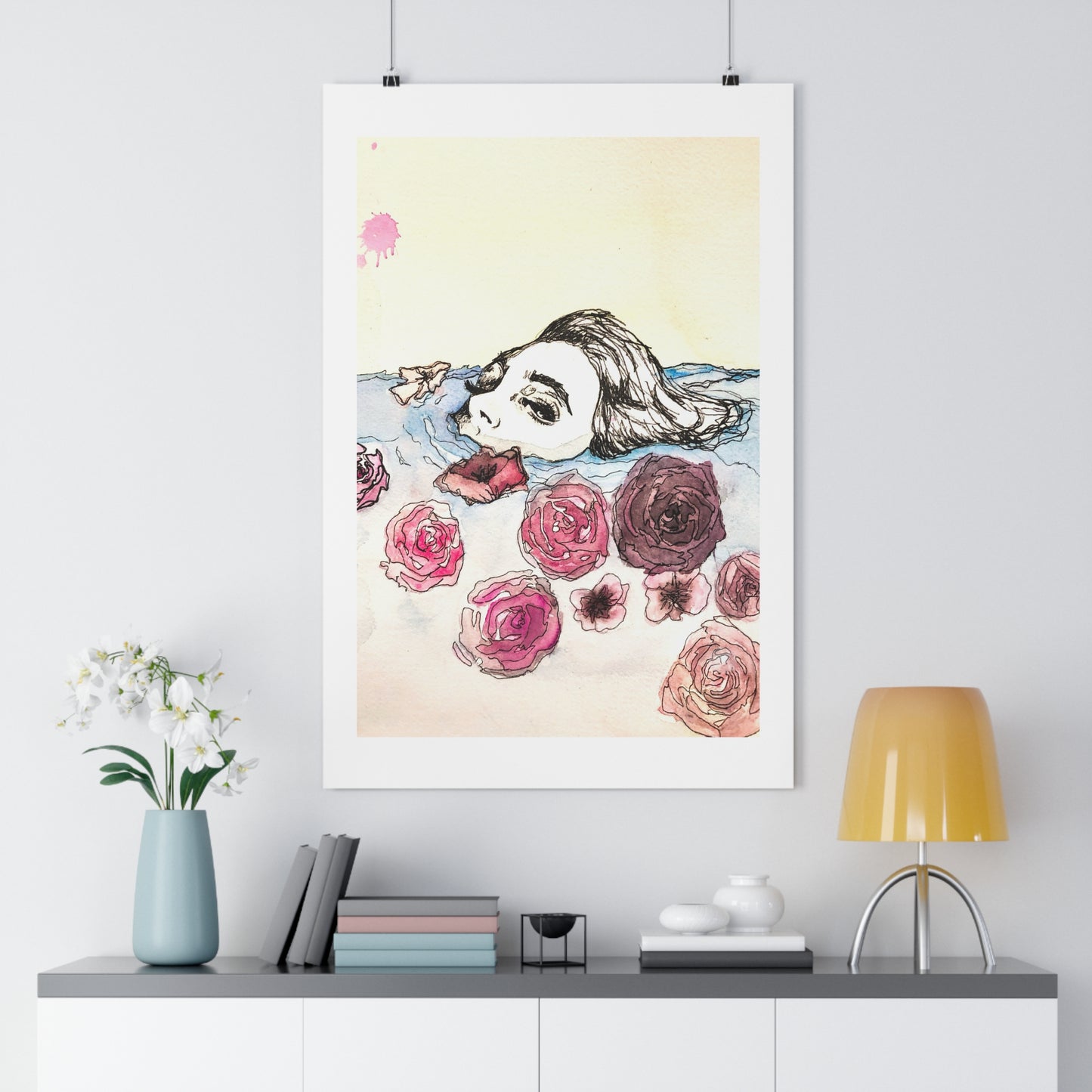 Hope Watercolor Illustration Abstract Watercolor Art Print - The Mood Room By Viddy Pop Art Prints