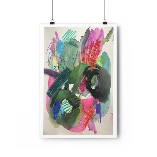 Sunday Splash Abstract Watercolor Art Print - The Mood Room By Viddy Pop Art Prints