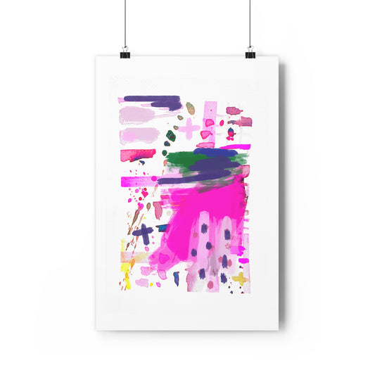 "Emily" Abstract Watercolor Art Print - The Mood Room By Viddy Pop Art Prints