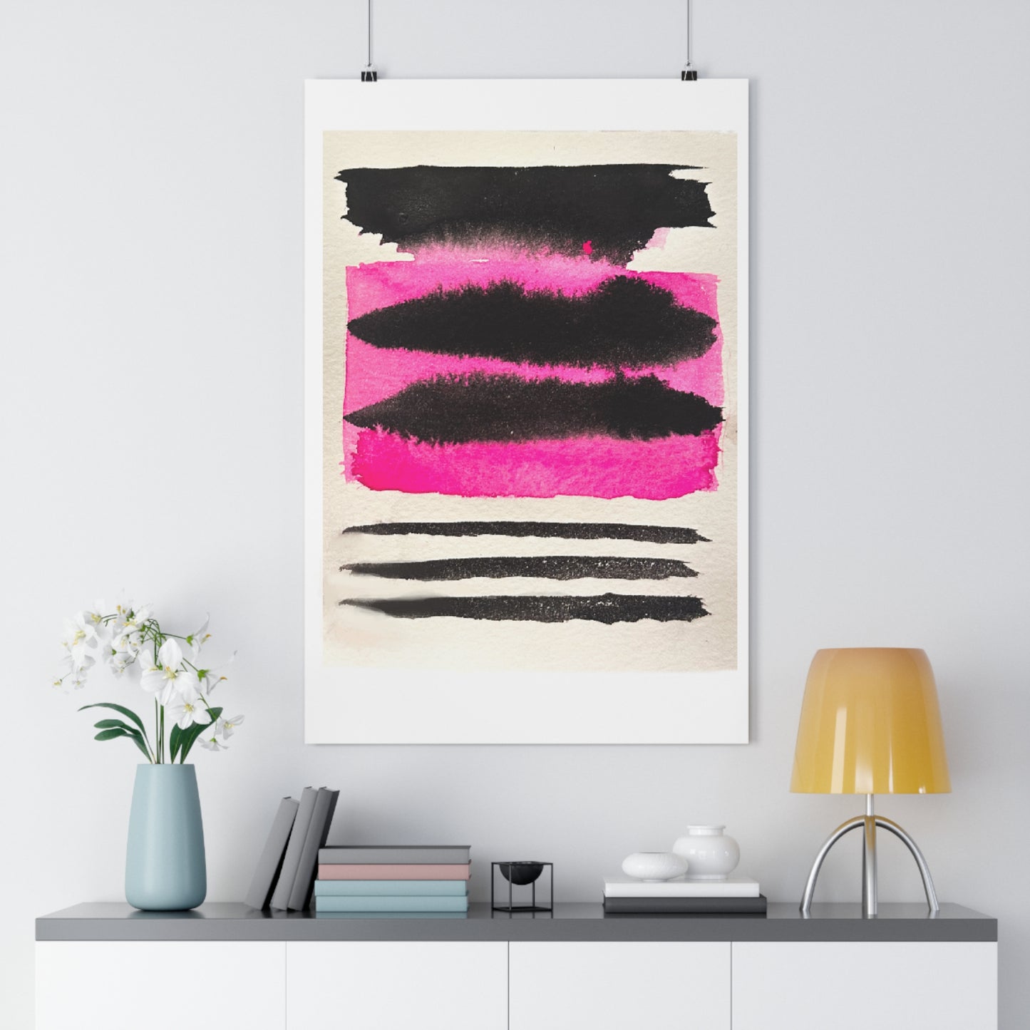 Absract art Absract Watercolor Art Print - The Mood Room By Viddy Pop Art Prints