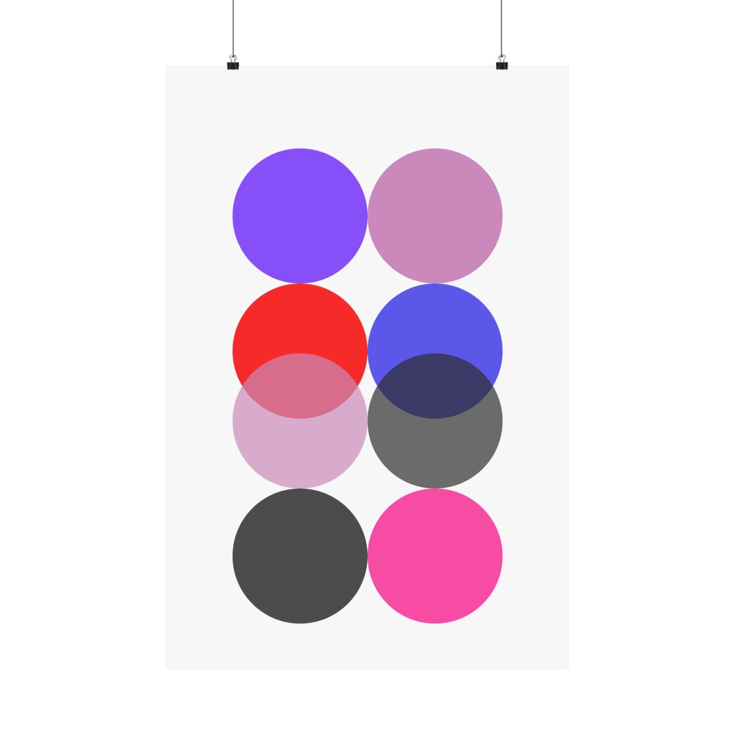 Circles Geometric Art Print