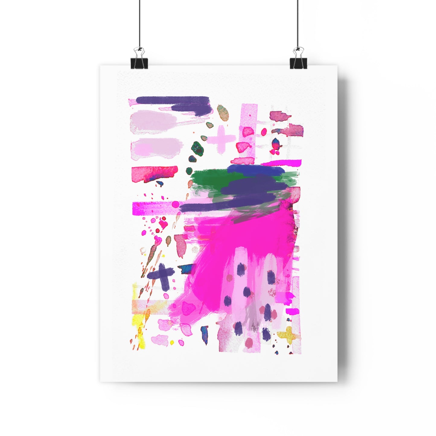 "Emily" Abstract Watercolor Art Print - The Mood Room By Viddy Pop Art Prints