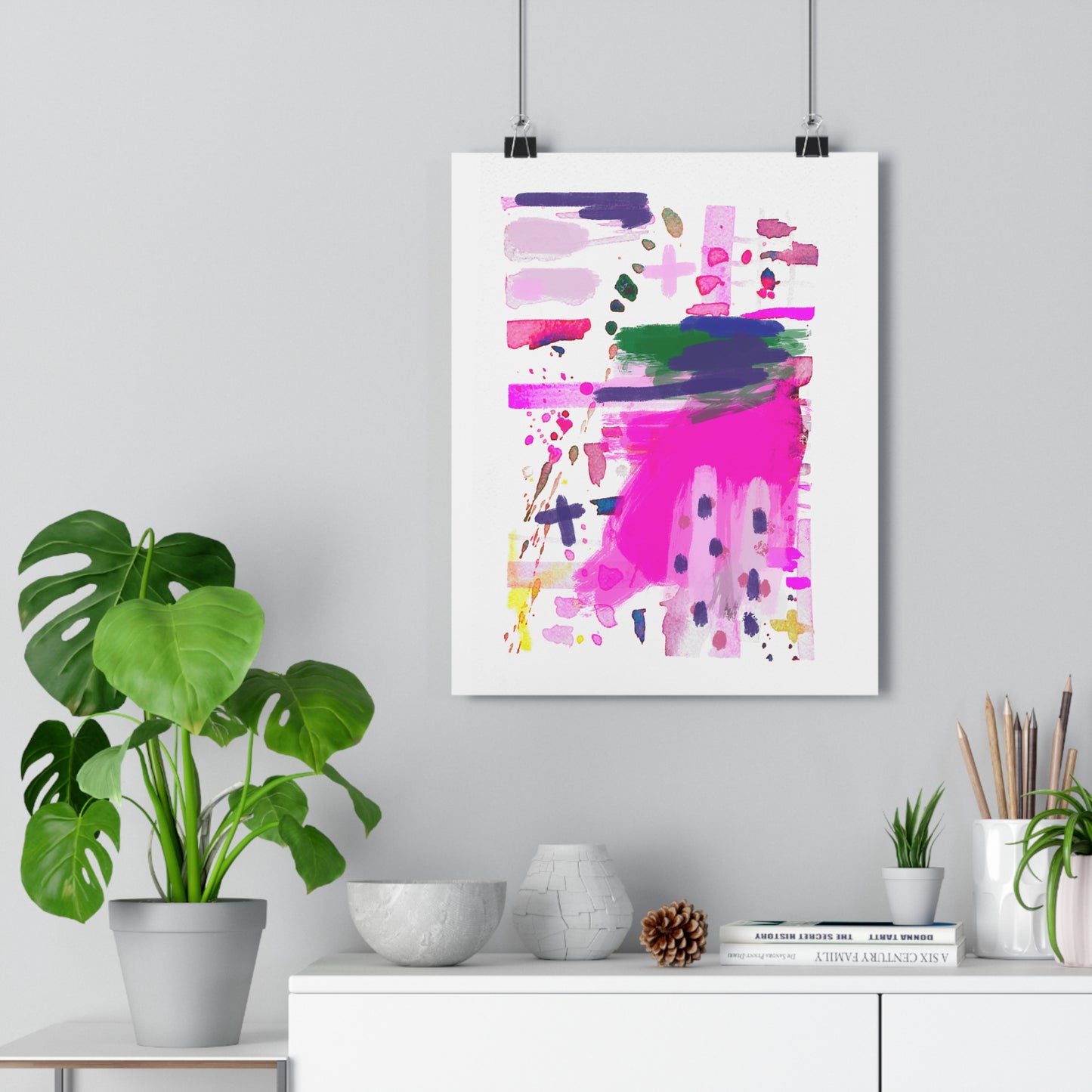 "Emily" Abstract Watercolor Art Print - The Mood Room By Viddy Pop Art Prints