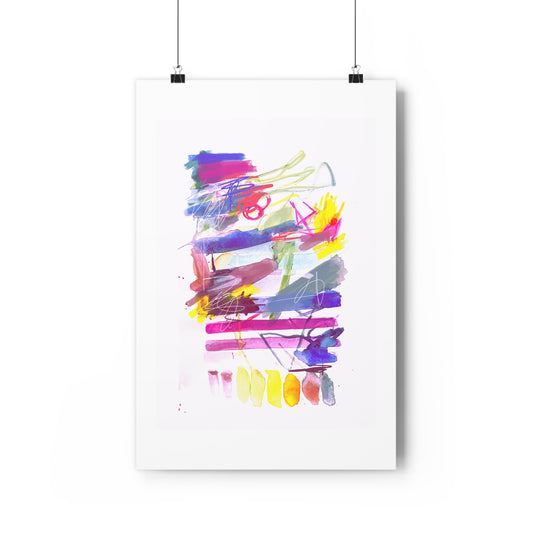 Tenille Abstract Watercolor Art Print - The Mood Room By Viddy Pop Art Prints