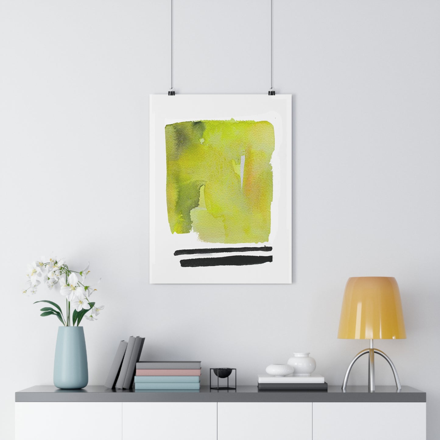 Mia Abstract Watercolor Art Print - The Mood Room By Viddy Pop Art Prints