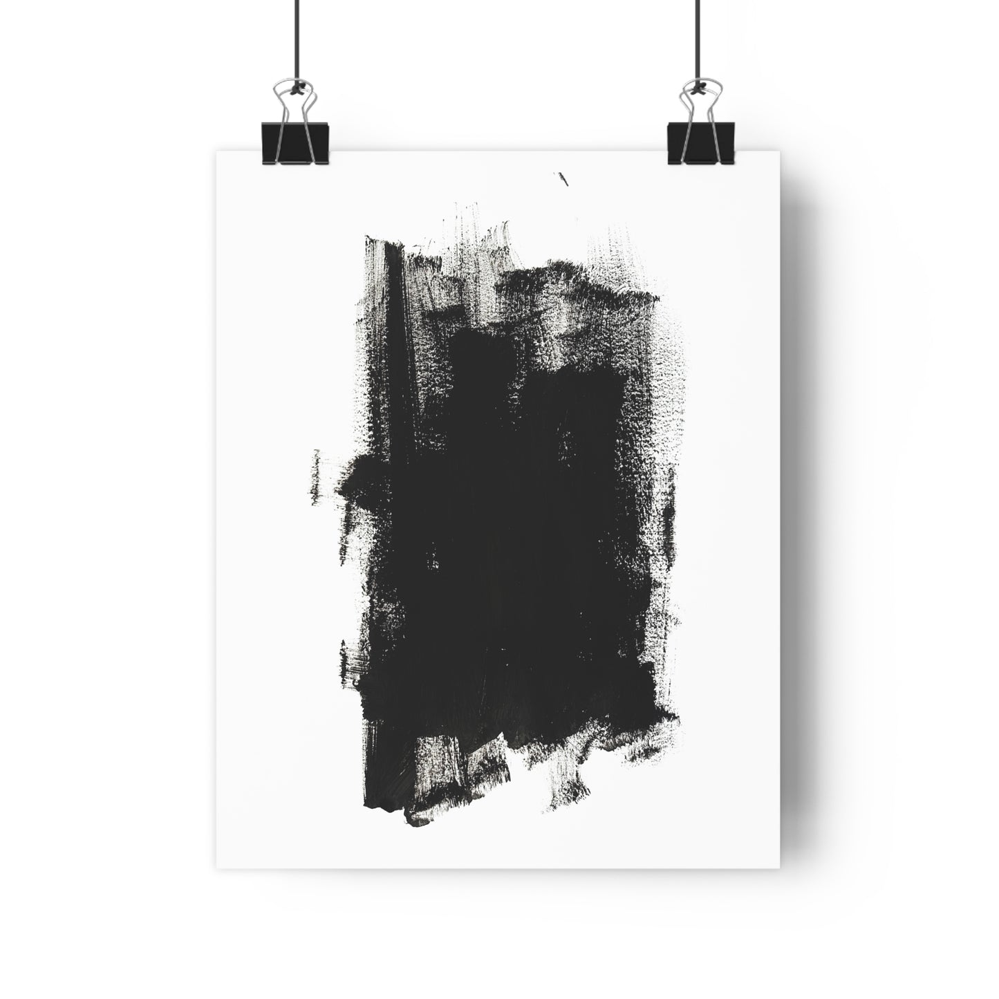 GiGi Black and White Abstract Art Print - The Mood Room By Viddy Pop Art Prints