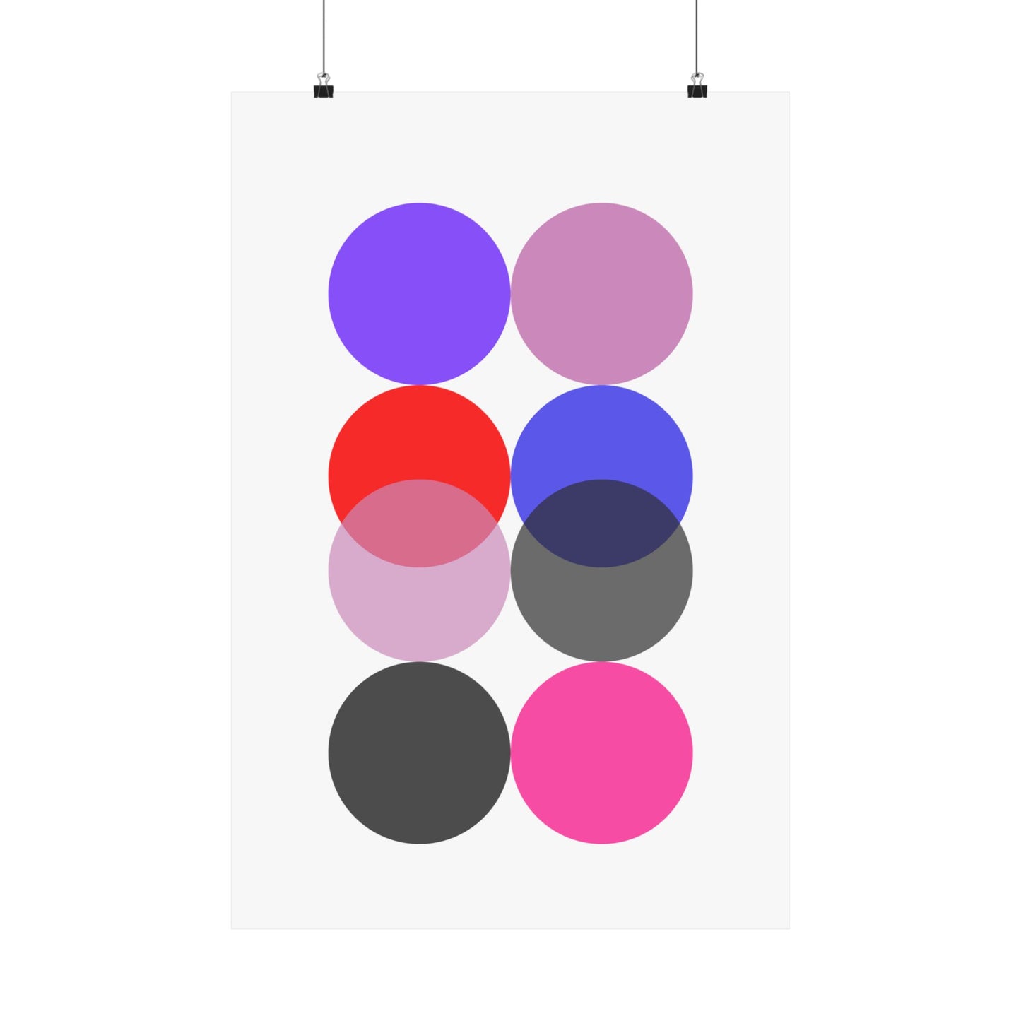 Circles Geometric Art Print