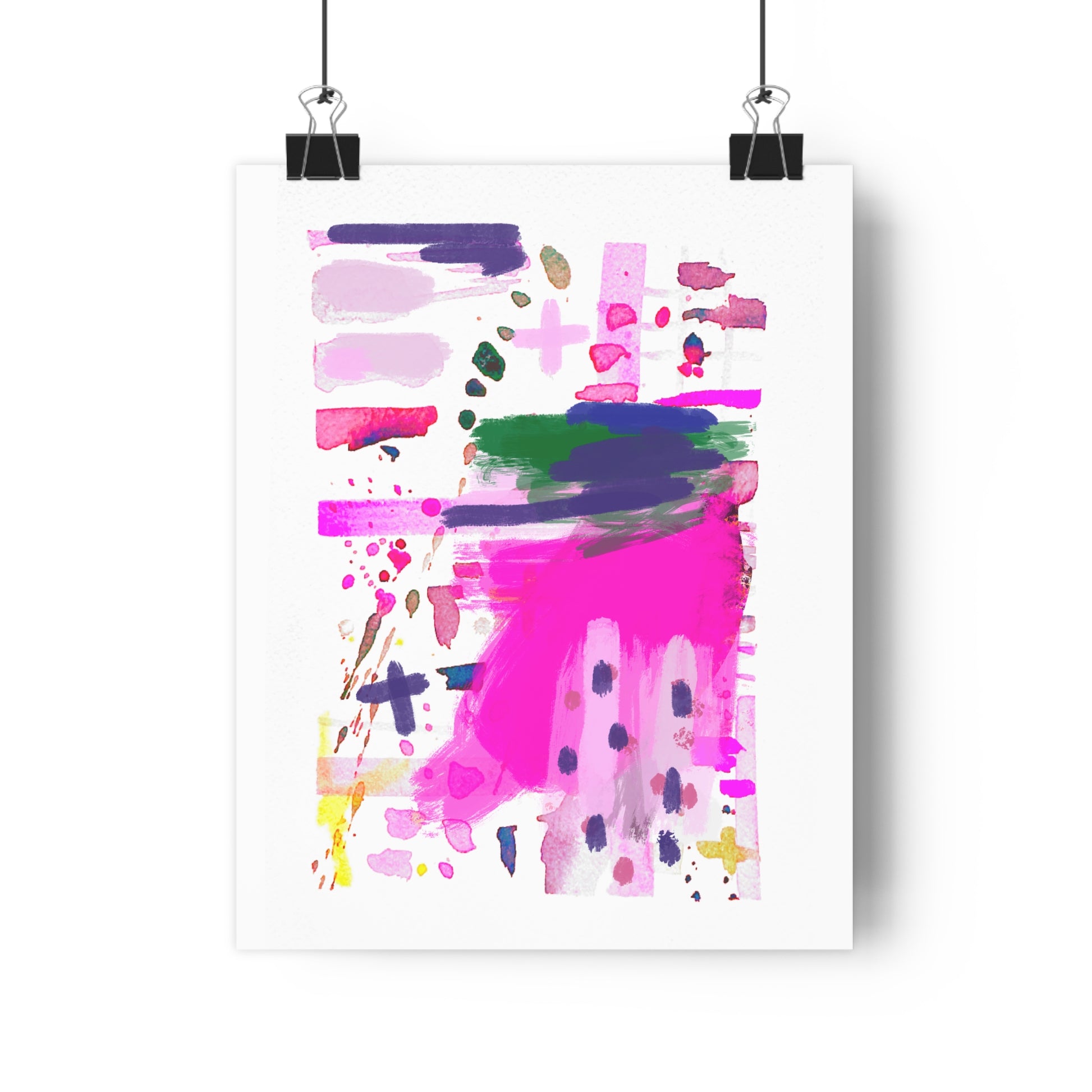 "Emily" Abstract Watercolor Art Print - The Mood Room By Viddy Pop Art Prints